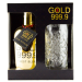 Gin Gold 999.9 70cl 40% Elzas - France + Verre Emballage Cadeau (Gin & Tonic)