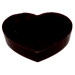 Coupe forme coeur en chocolat noir 75pc DV Foods
