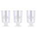 Rubbens Verres plastique avec pied 10cl transparant 15pc