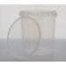 Pot Plastique 1800ml ronde 100pc inviolable avec couvercle