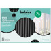 Bougies gothique 24cm noir 7h 100pc Bolsius Professional