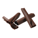 Mona Lisa Copeaux de chocolade fondant noir 2.5kg Callebaut