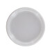 Assiette plastique PP 1compartiment 22cm 100pc