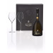 Champagne Henri Abelé Sourire de Reims Blanc Brut 75cl Cuvee Prestige + 2 flutes Coffret Cadeaux