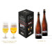 Omer Bière Blonde emballage cadeau Merci Papa 2x75cl+2xverre20cl