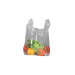 Sacs Plastiques Bretelles Transparent 40+30x70cm 500pcs 35my  