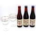 Bière Trappiste Rochefort 3x33cl + 2 verres + coffret cadeau