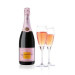 Champagne Veuve Clicquot rose 75cl Brut