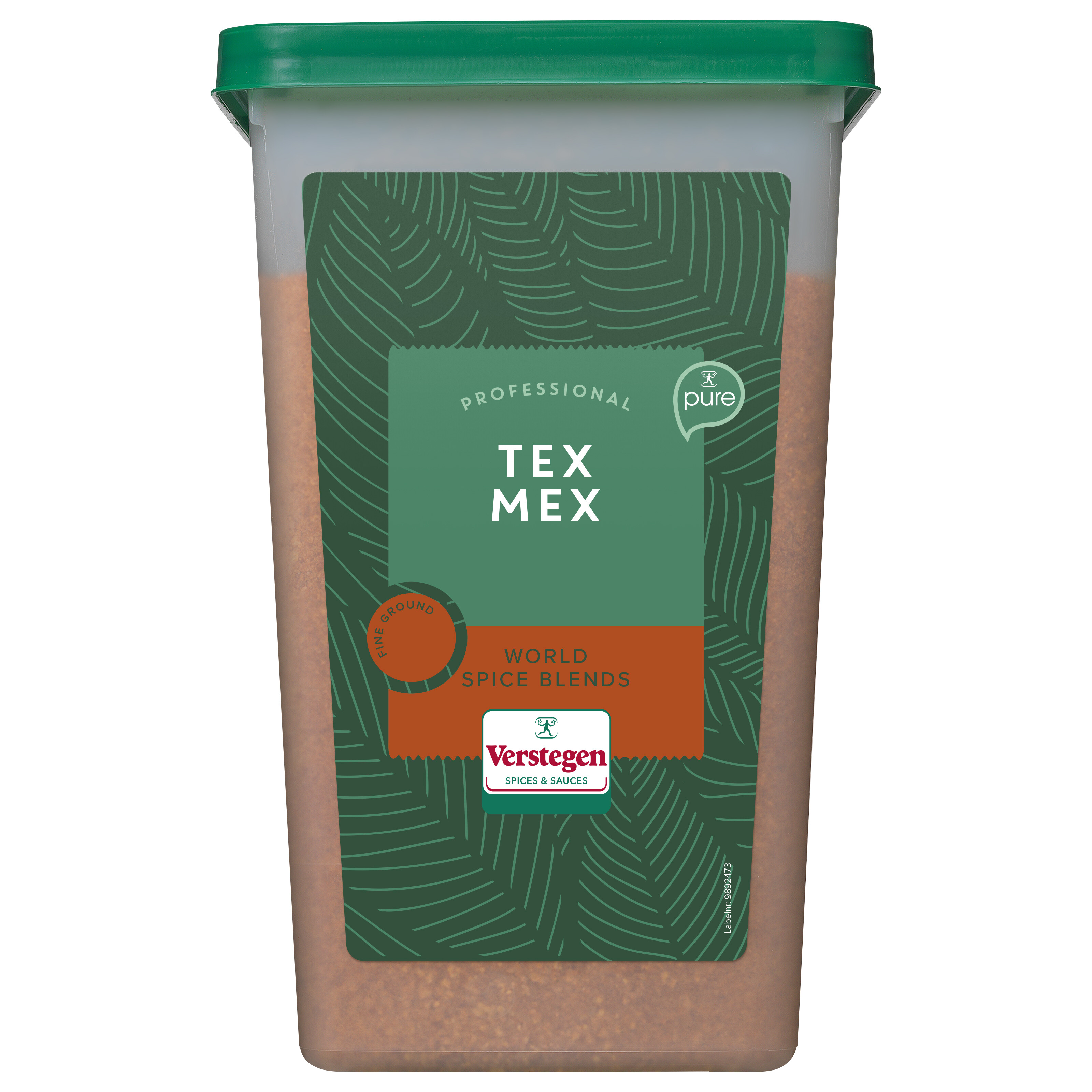 Verstegen Mixed Spices Tex Mex 1900gr World Spice Blend