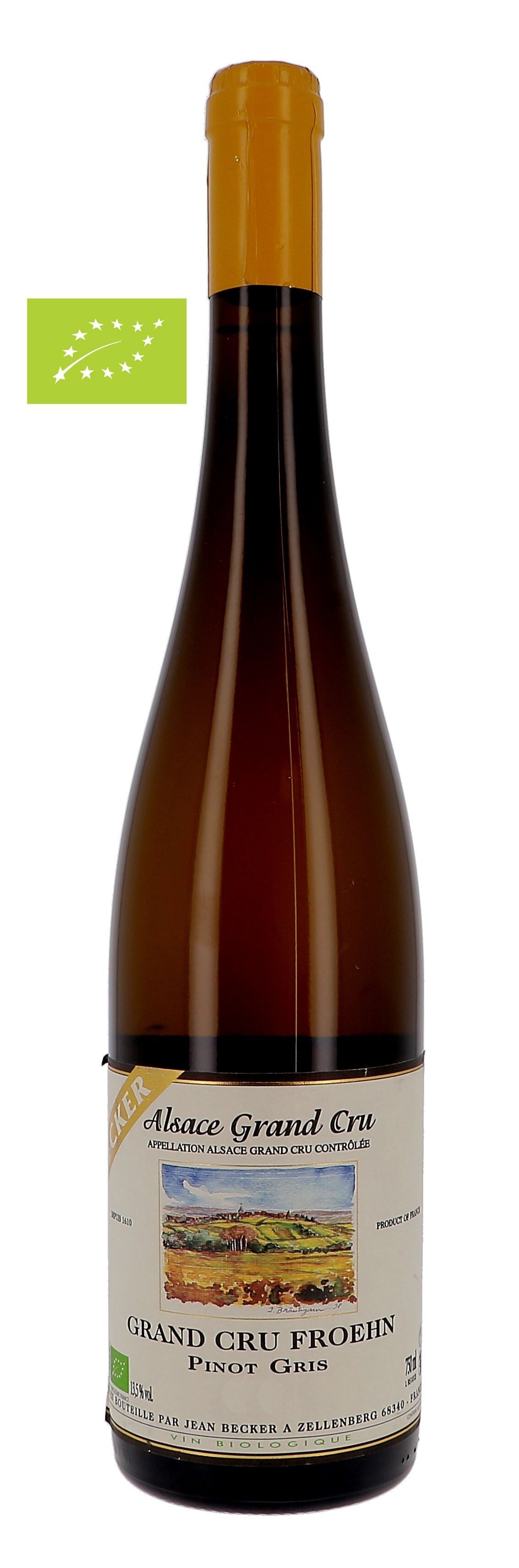 Pinot Gris Grand Cru Froehn 75cl Domaine Jean Becker - Biowijn - agricultuur Frankrijk (Wijnen)