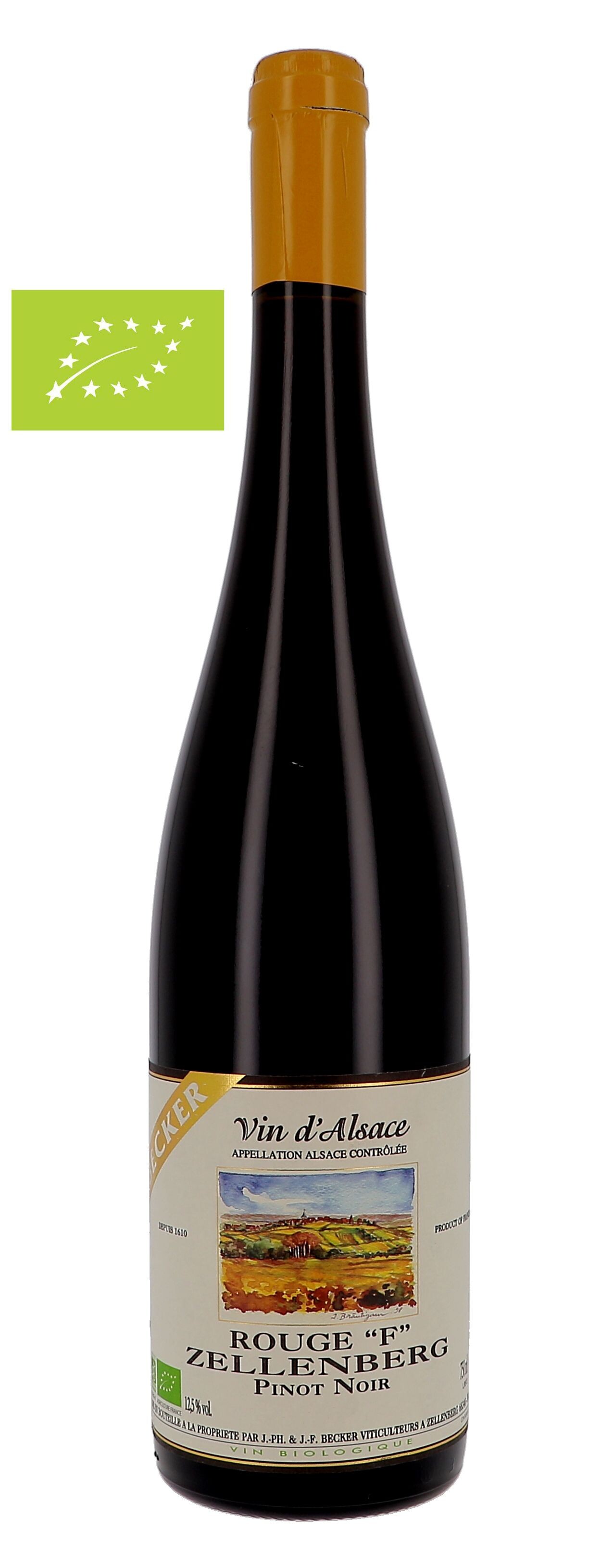 Pinot Noir Rood F de Zellenberg 75cl Domaine Jean Becker - Bio (Wijnen)