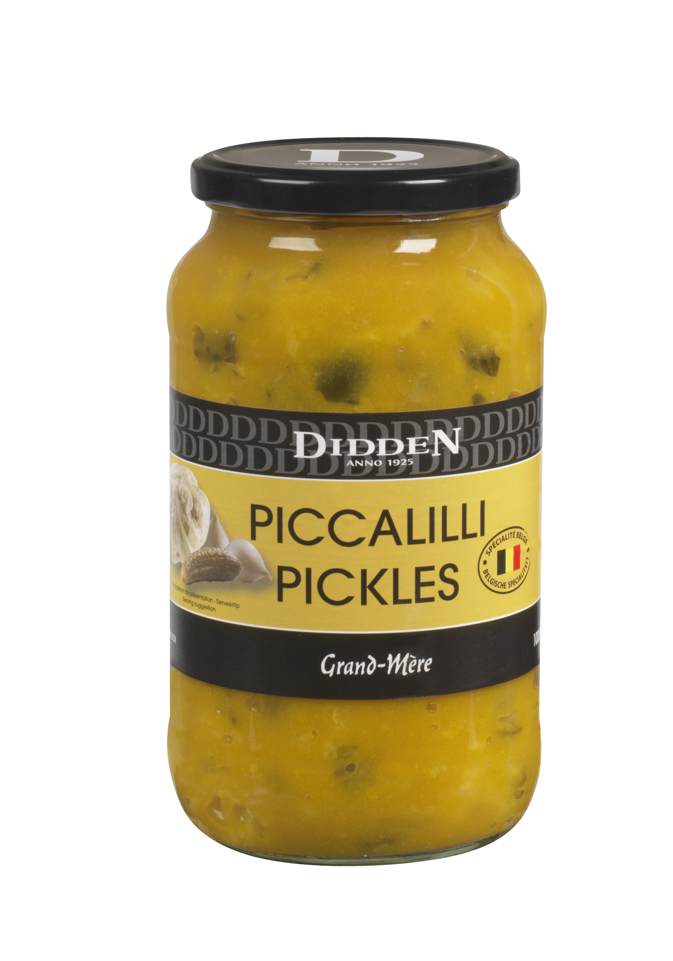 Didden sauce piccalilli 1000ml glass jar