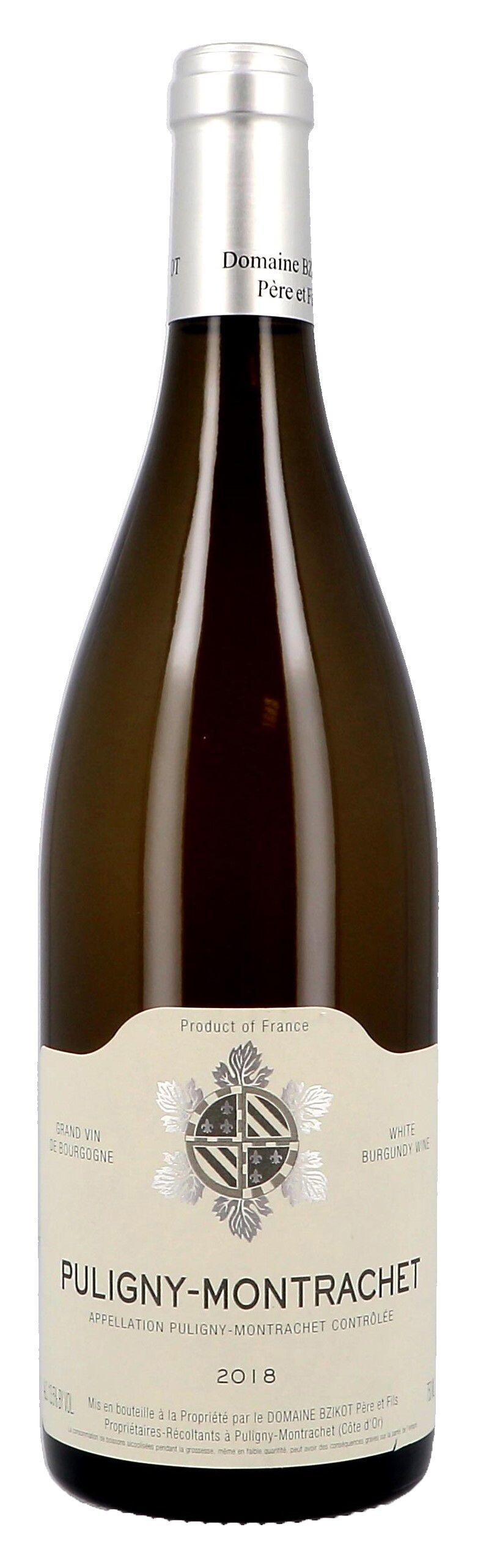 Puligny Montrachet white 75cl 2018 Domaine Bzikot Pere & Fils Wine