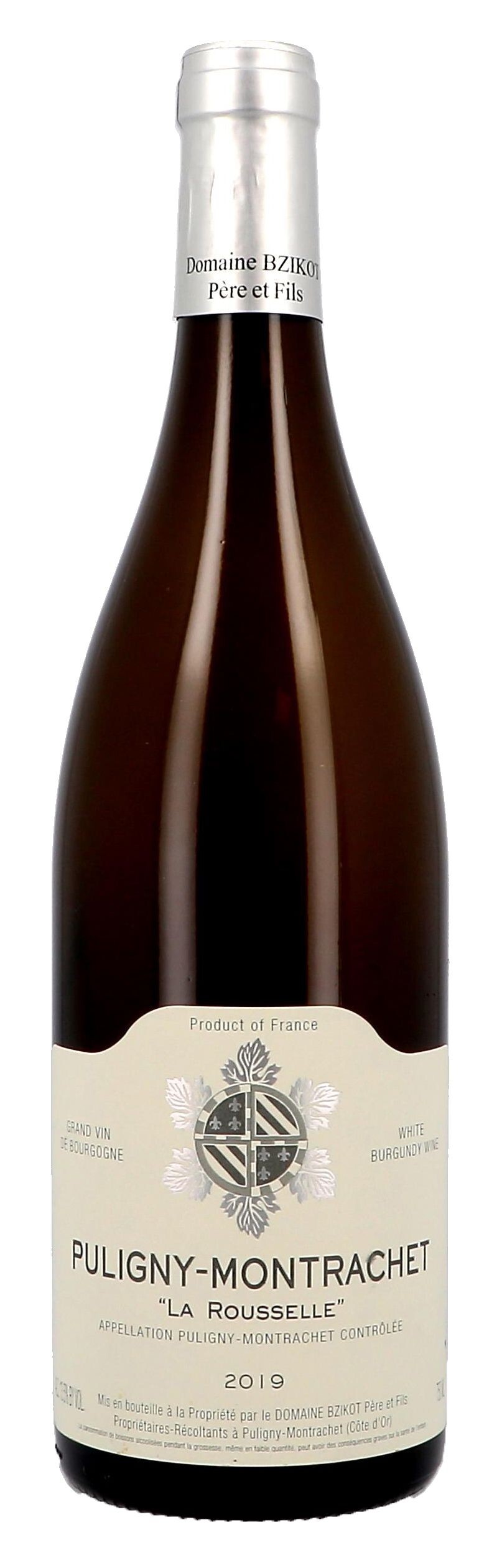 Puligny Montrachet blanc La Rousselle 75cl 2019 Domaine Sylvain Bzikot - Wine