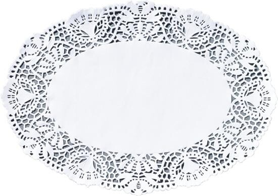 Oval Paper Doilies 37x50cm 250pcs