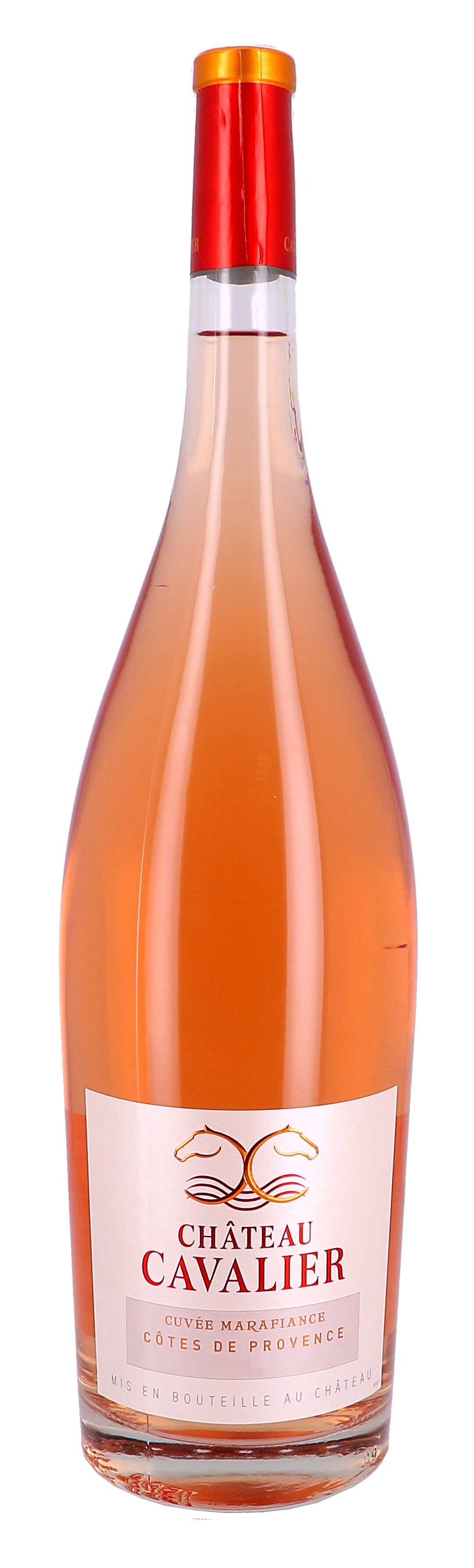Chateau Cavalier rose Cuvée Marafiance 1.5L magnum 2016 Cotes de Provence (Wijnen)
