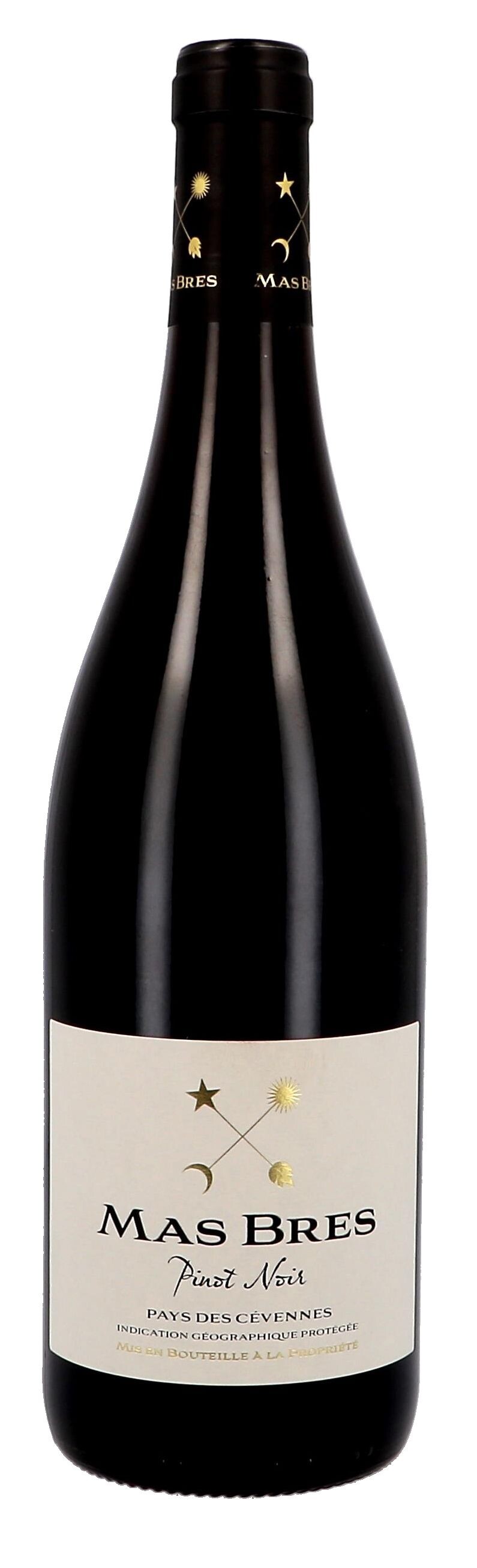 Mas Bres Pinot Noir rood 75cl IGP Pays des Cevennes - Biologische Wijn (Wijnen)