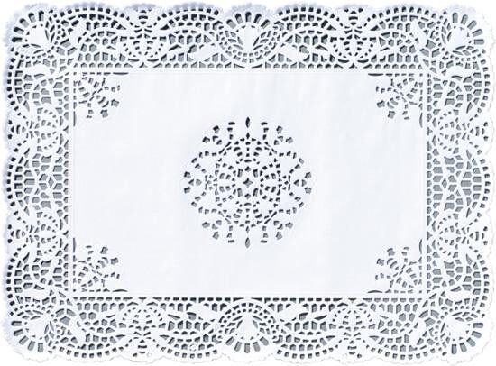 Rectangle Paper Doilies 12x20cm 250pcs