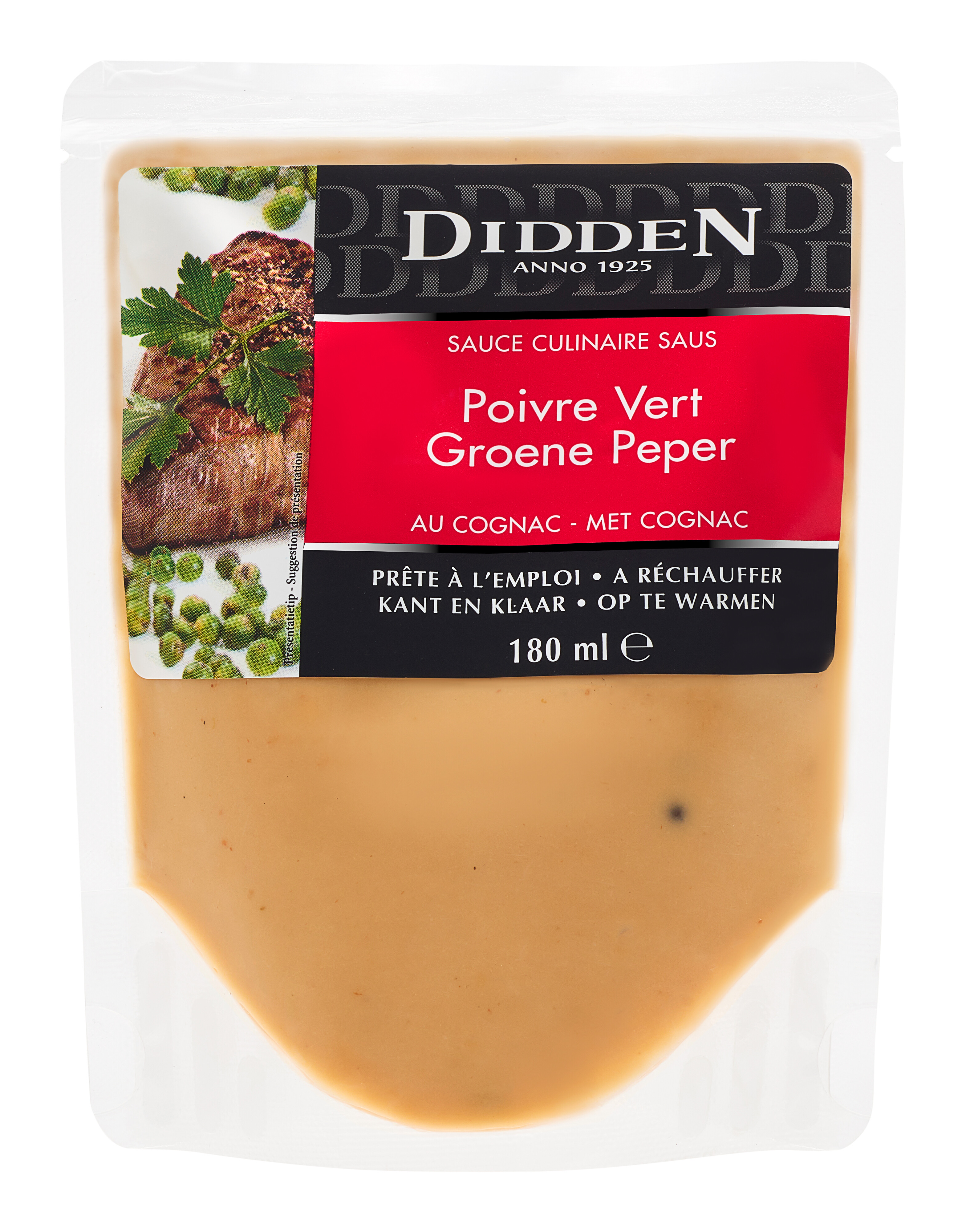 Didden Sauce Green Pepper 10x180ml doypack