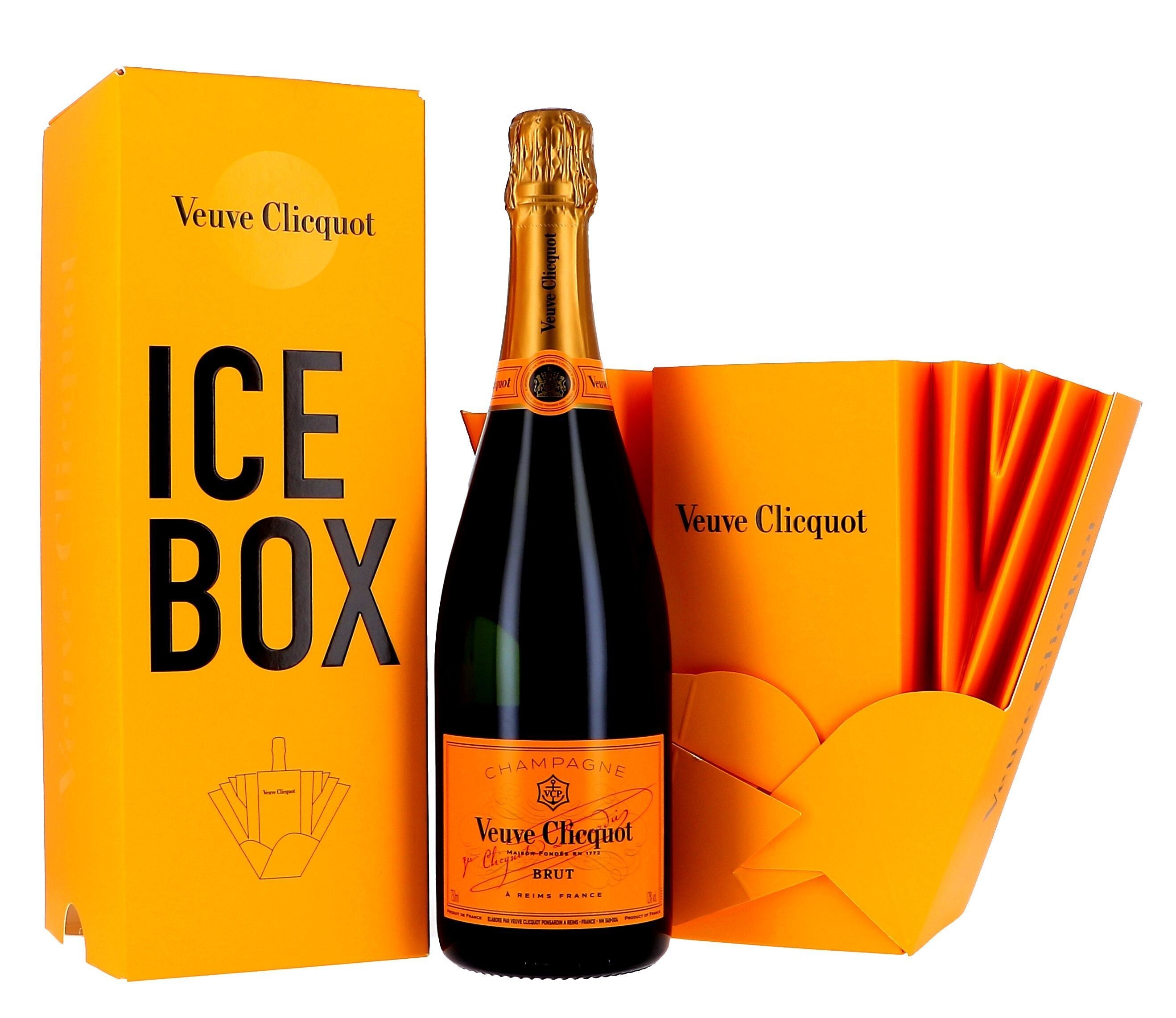 Champagne Veuve Clicquot Naturally Clicquot giftpack 75cl Brut 