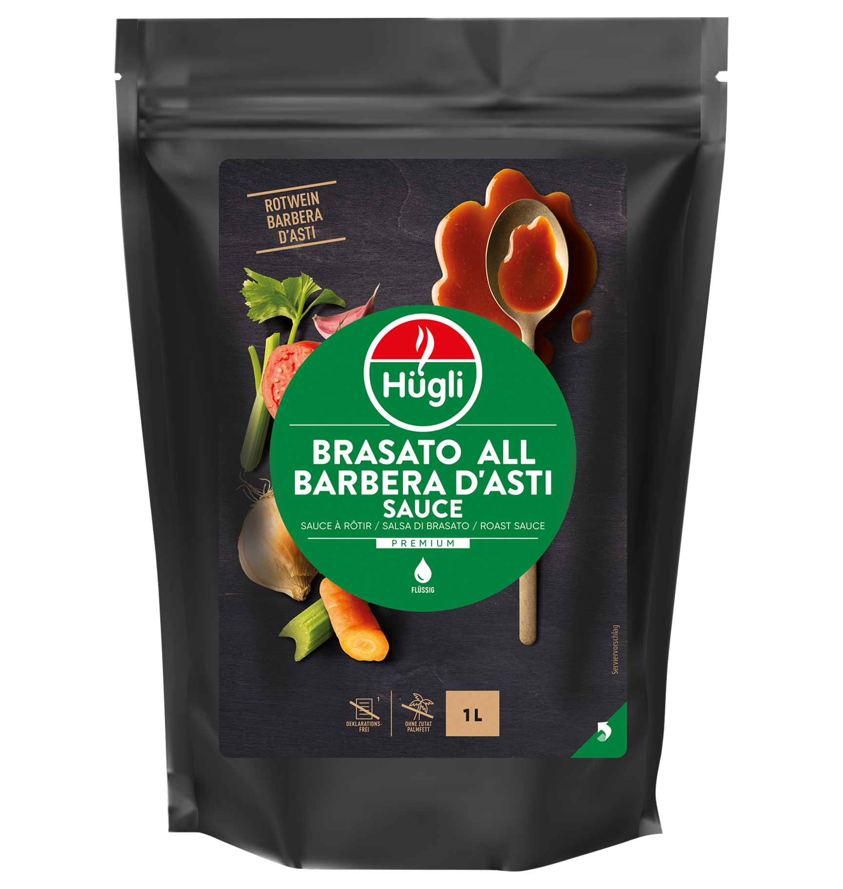 Hugli Brasato al Barbero liquid sauce 1L pouch