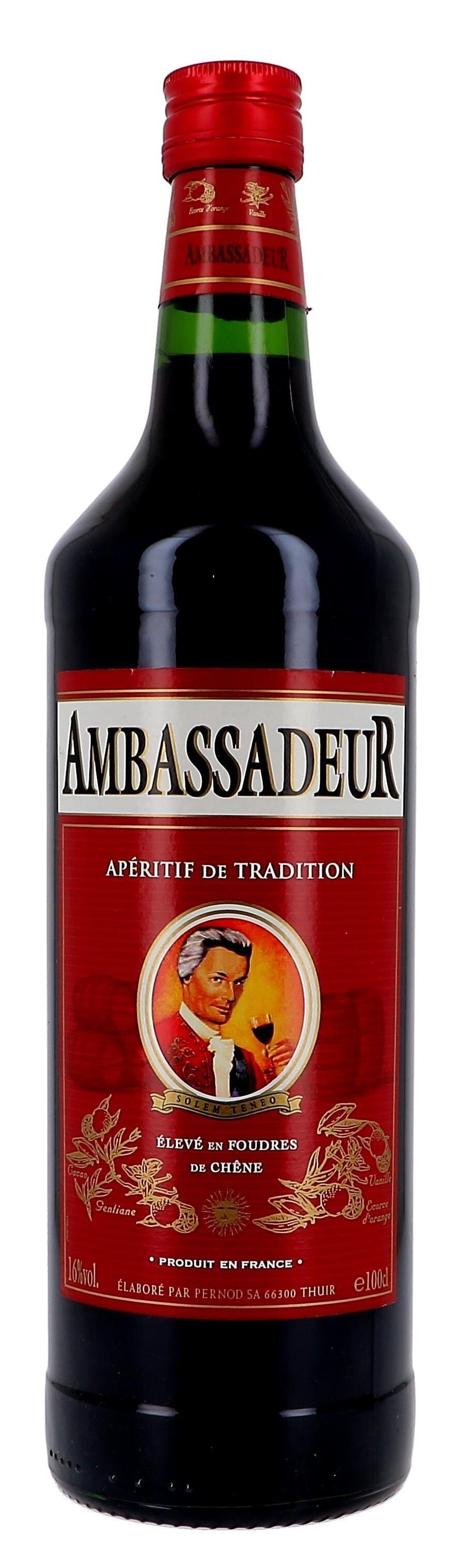Aperitif Ambassadeur red Cusenier 1L 15%