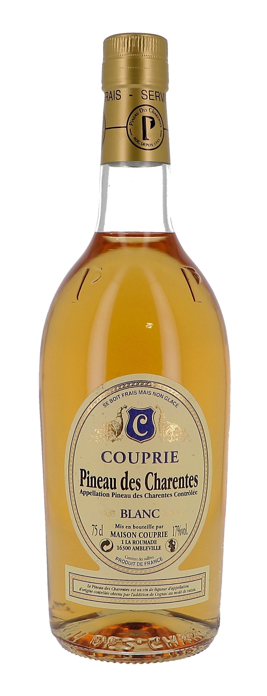 Pineau des Charentes Couprie white 75cl 17%