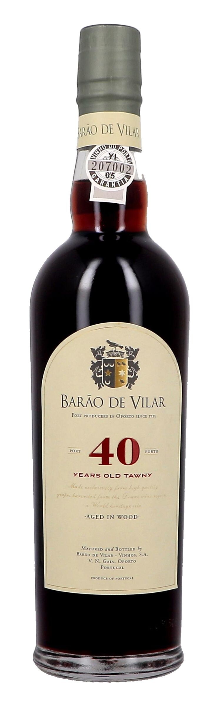 Porto Barao de Vilar 40 Years Old Tawny 50cl 20% (Porto)