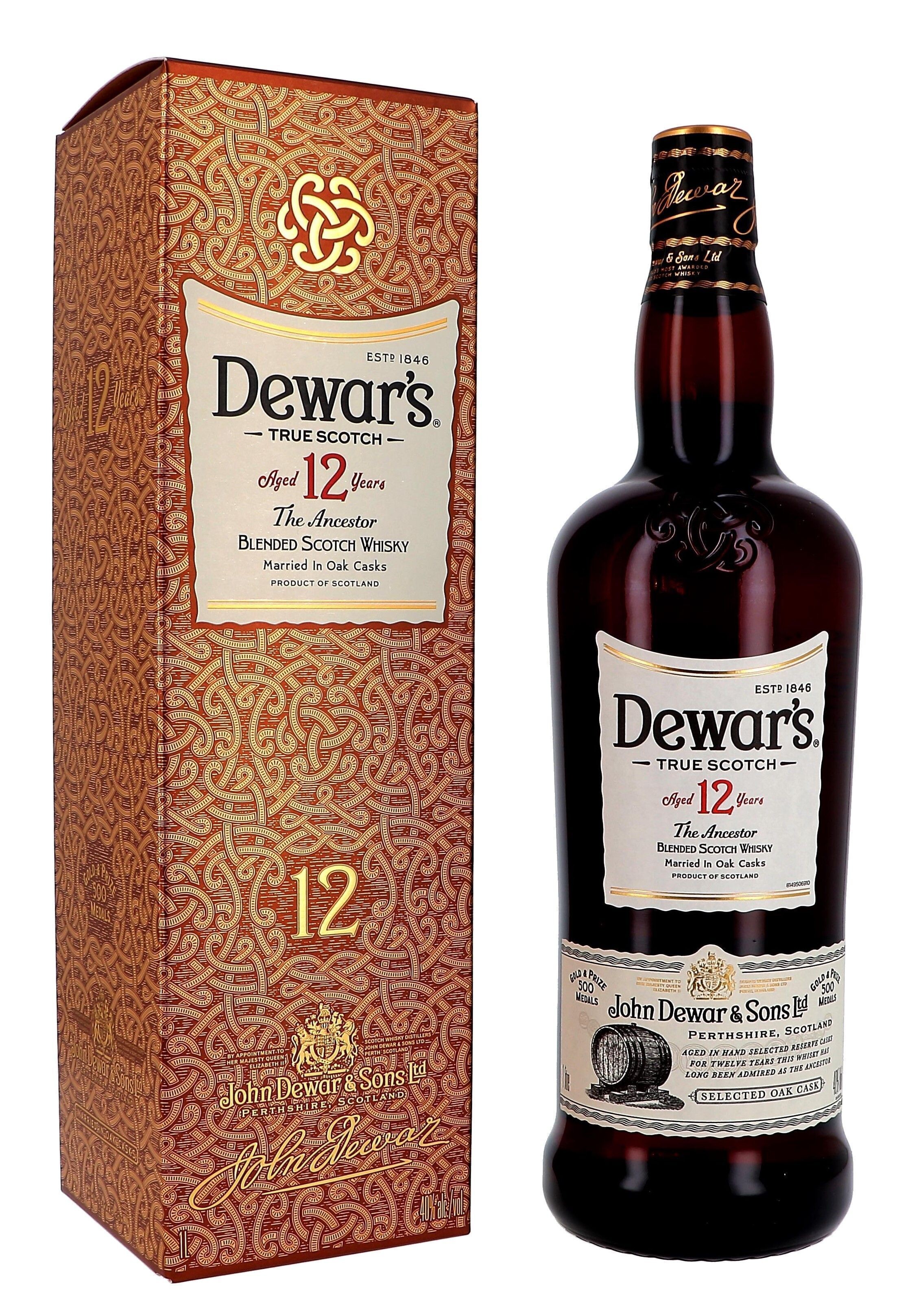 Dewar's 12 Years Special Reserve 1L 40% Blended Scotch Whisky (Whisky)