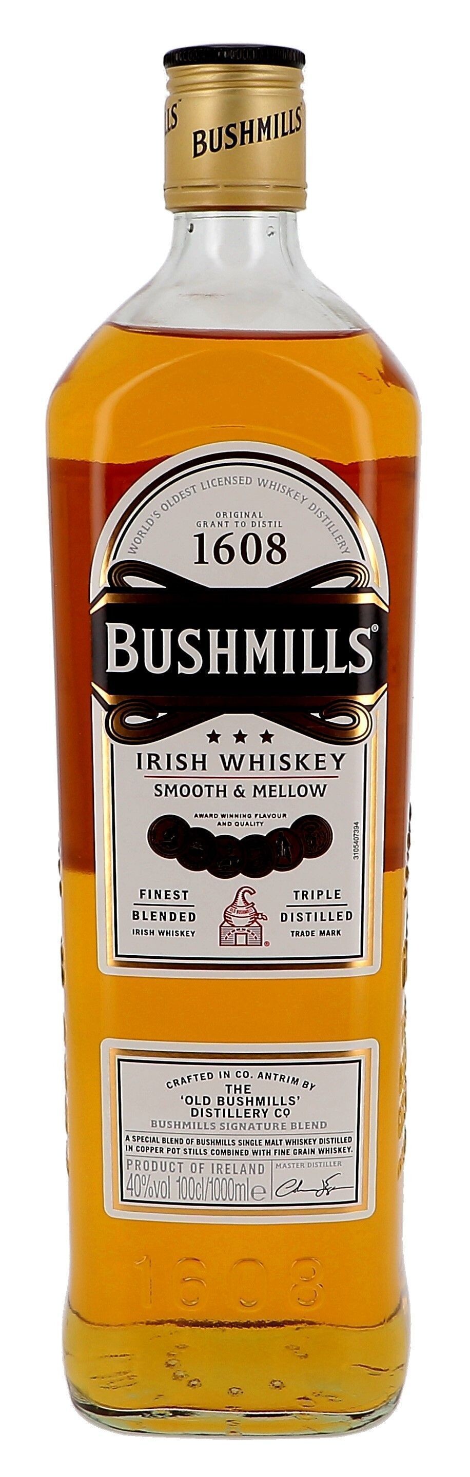 Bushmills Original 1L 40% Blended Irish Whiskey