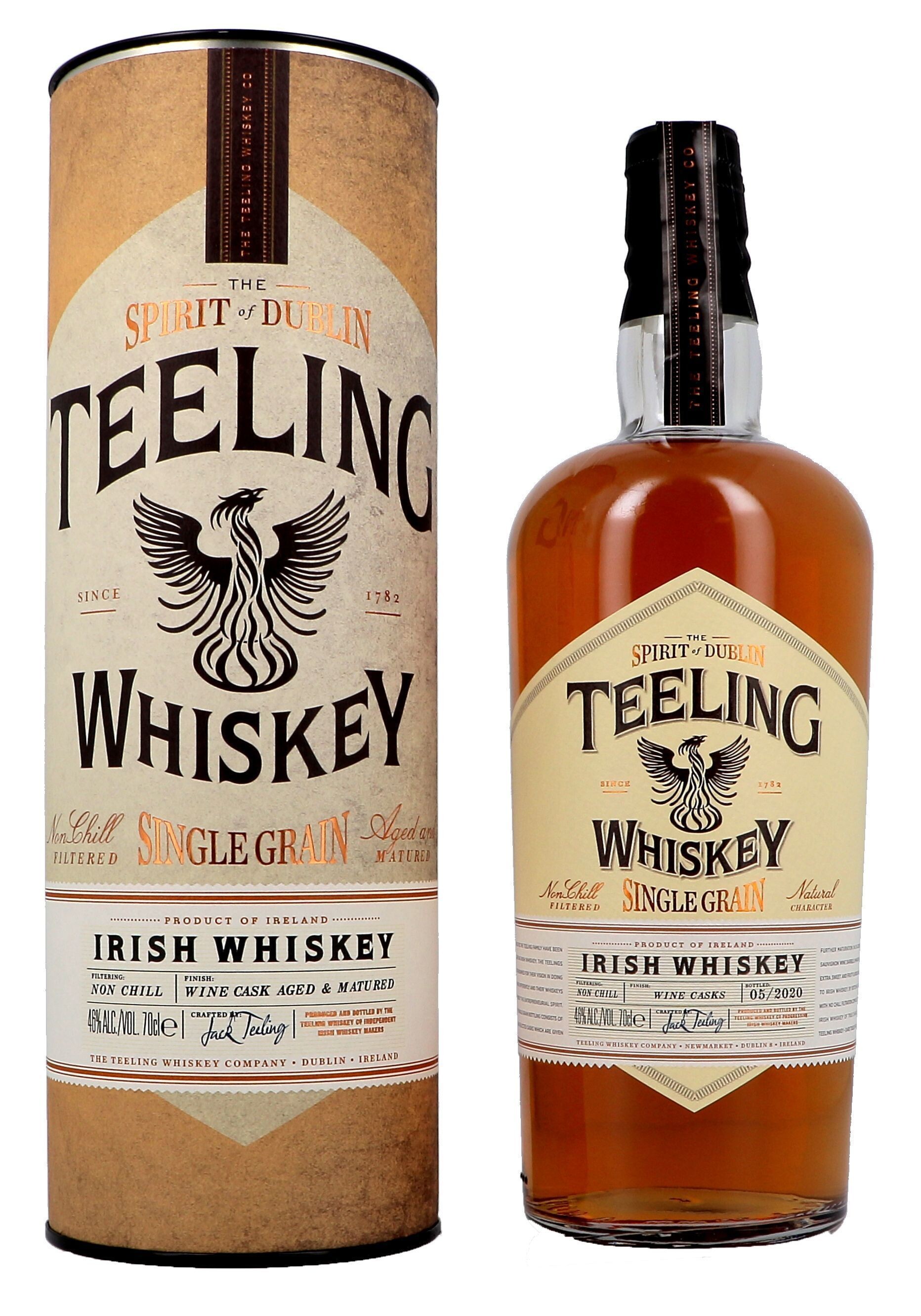 Teeling 70cl 46% Irish Single Grain Whiskey (Whisky)