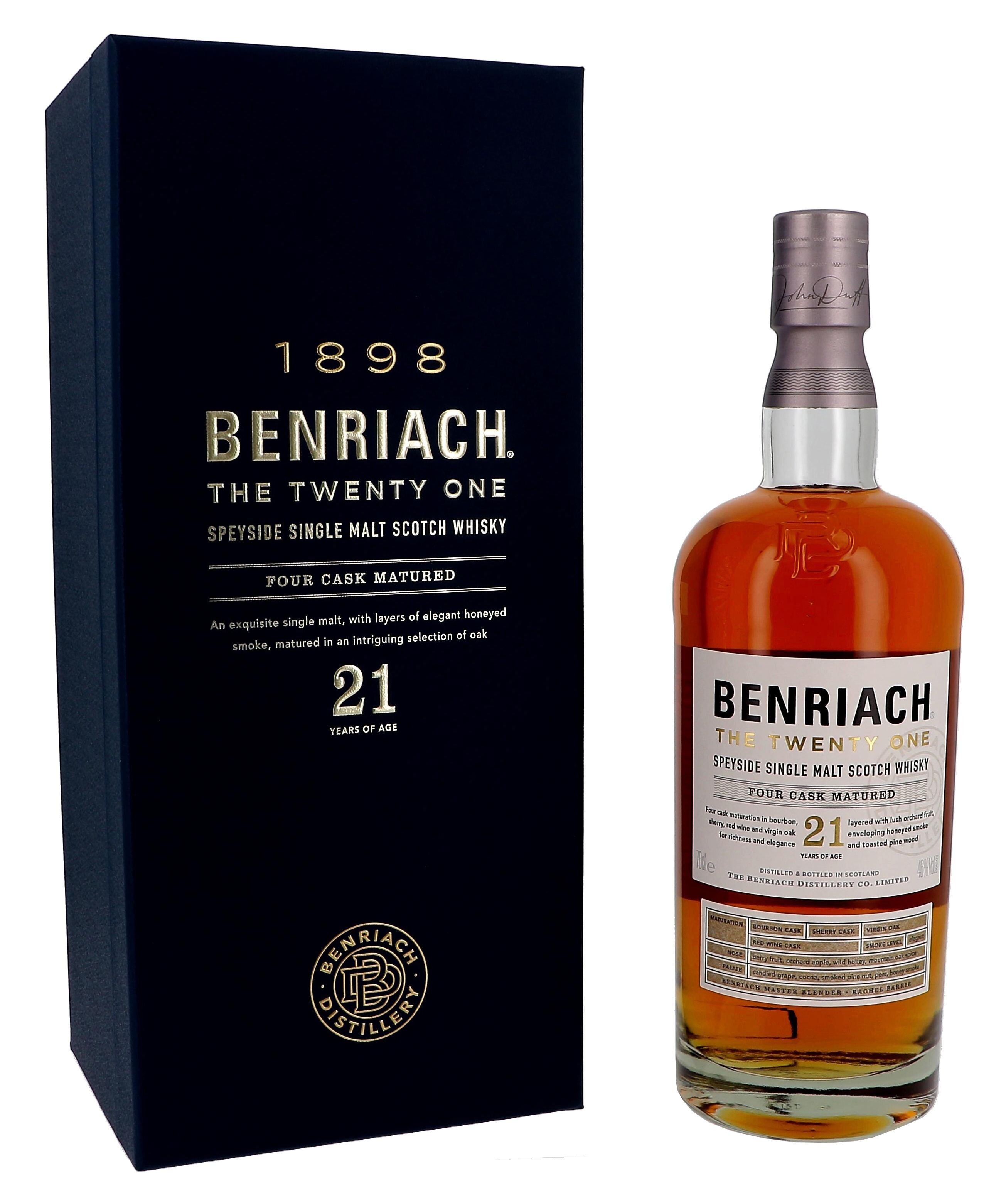 Benriach The Twenty One 21 Years 70cl 46% Speyside Single Malt Scotch Whisky
