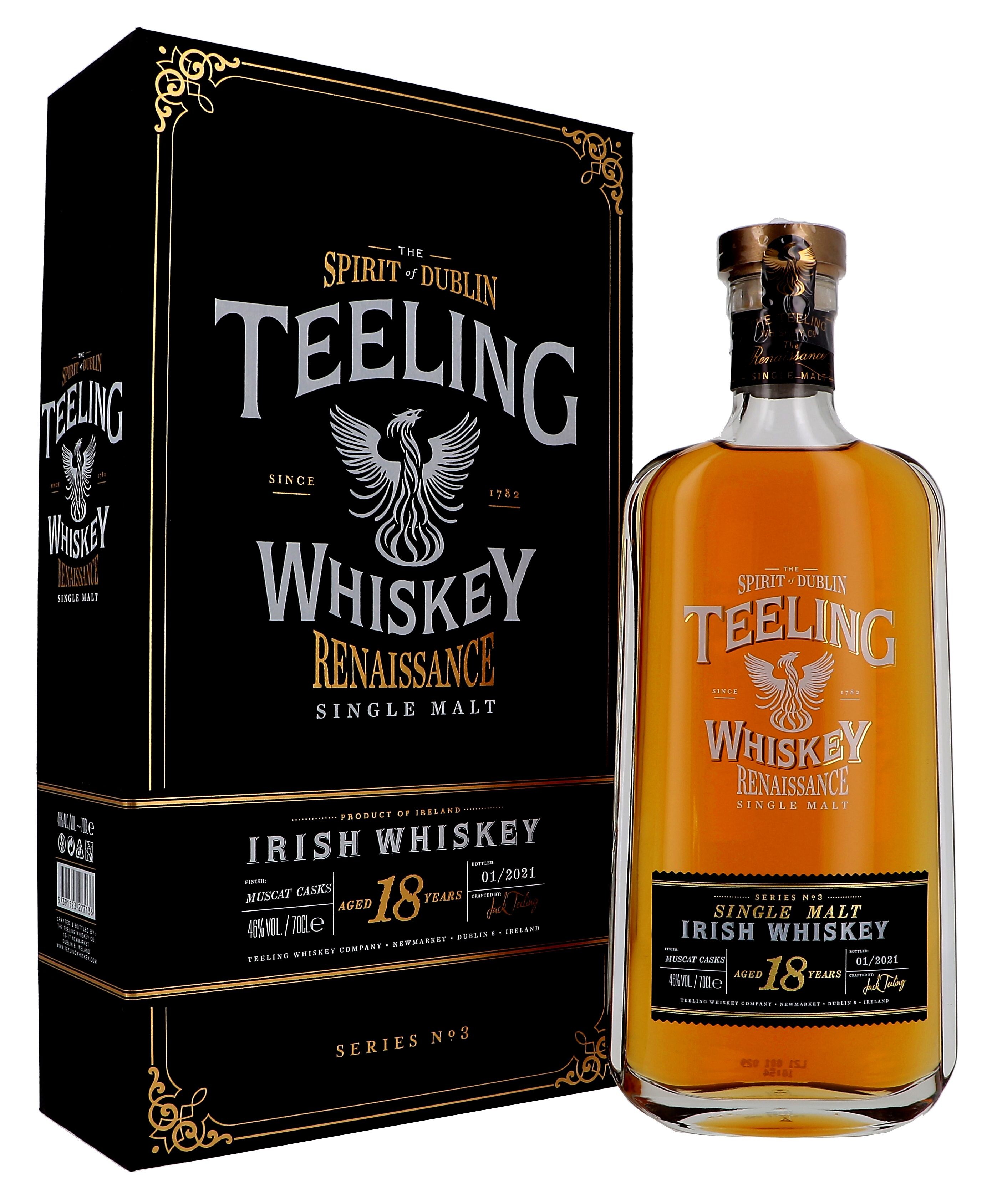 Teeling Renaissance 18 Year 70cl 46% Irish Single Malt Whiskey (Whisky)