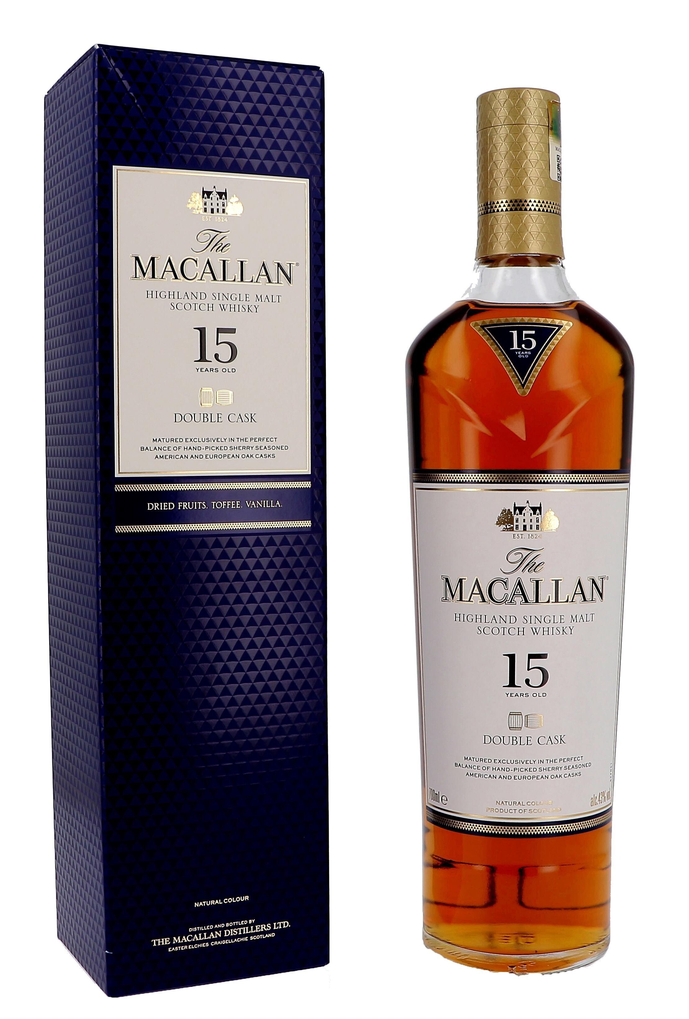 The Macallan 15 Years Double cask 70cl 43% Highland Single Malt Scotch Whisky