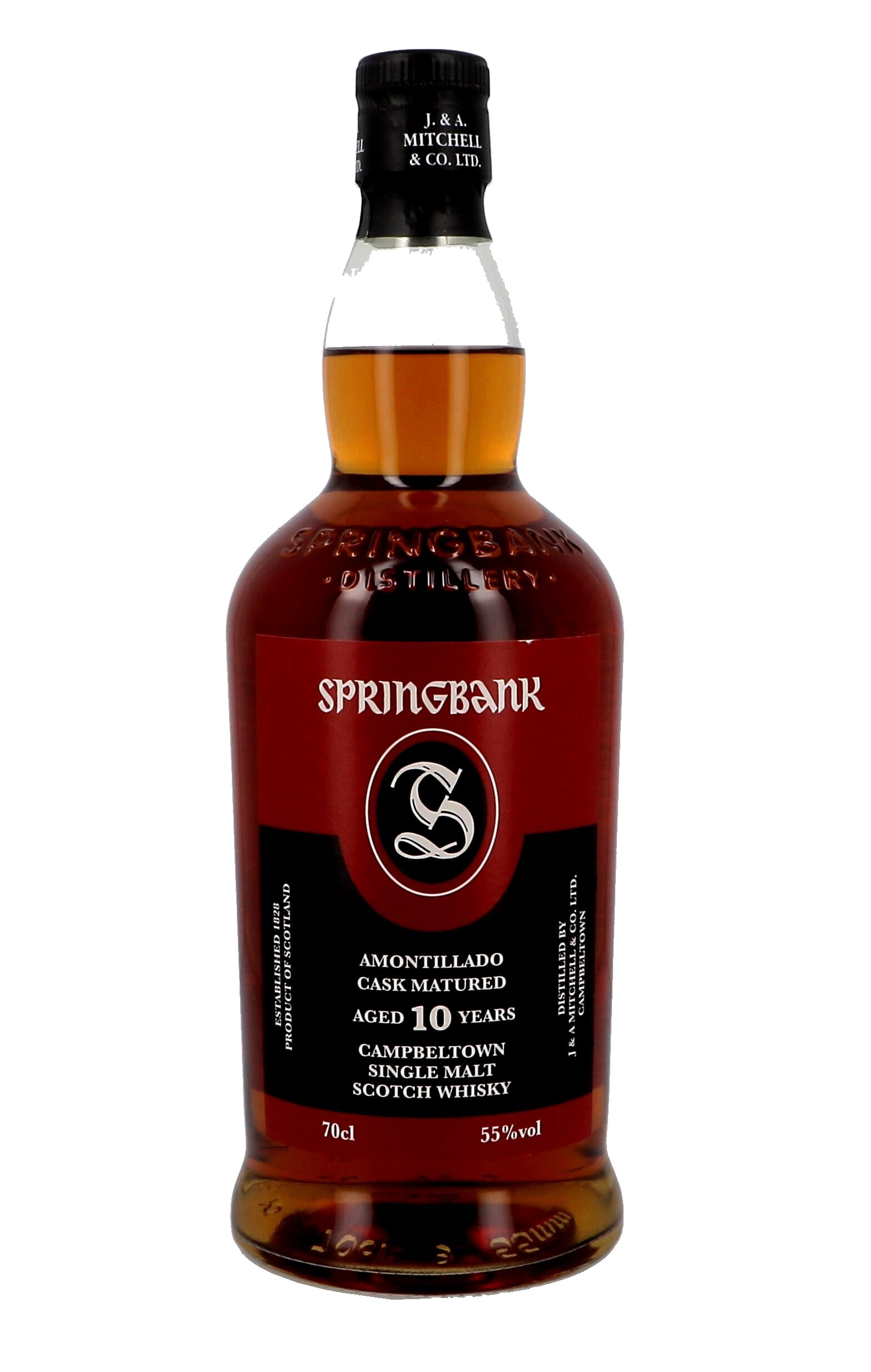 Springbank 10 Year Amontillado Cask Matured 70cl 55% Campbeltown Single Malt Scotch Whisky