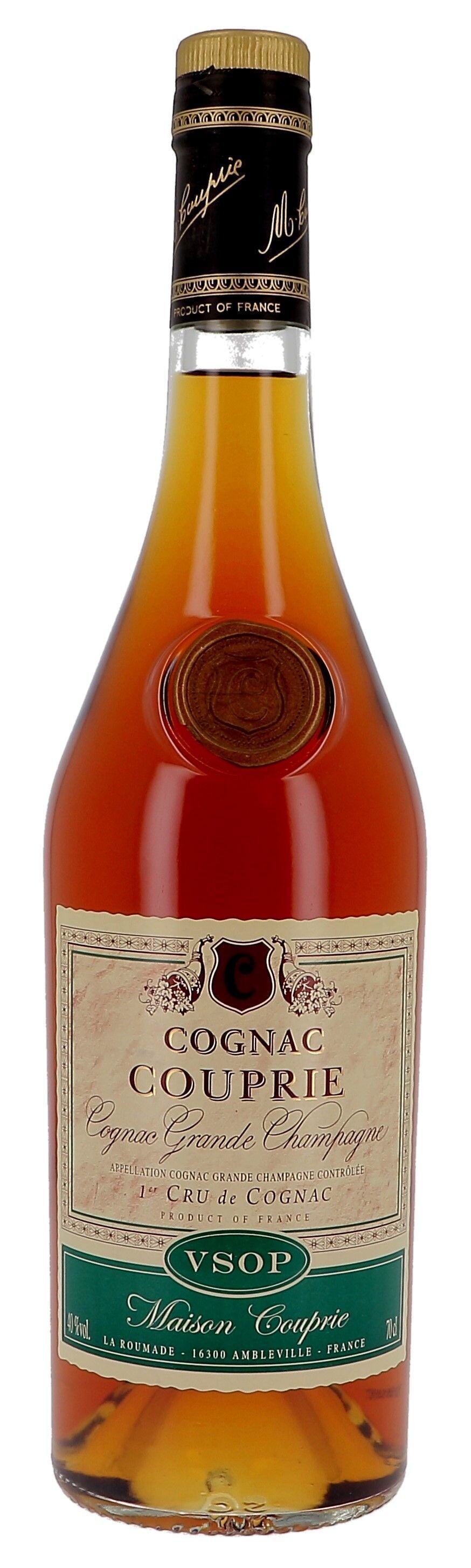 Cognac Couprie V.S.O.P. Grande Champagne 70cl 40%
