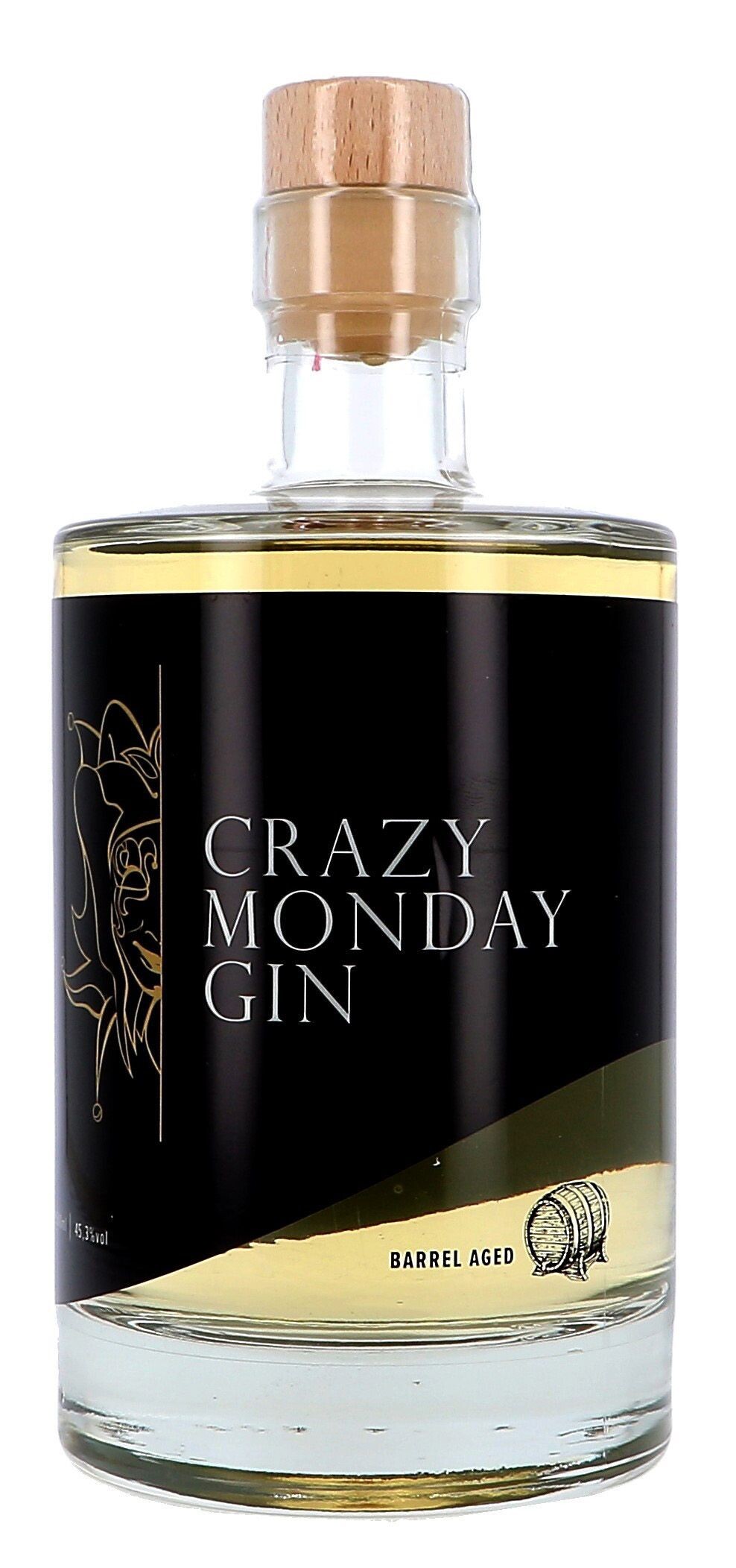 Gin Crazy Monday Barrel Aged 50cl 45.3% Belgie (Gin & Tonic)