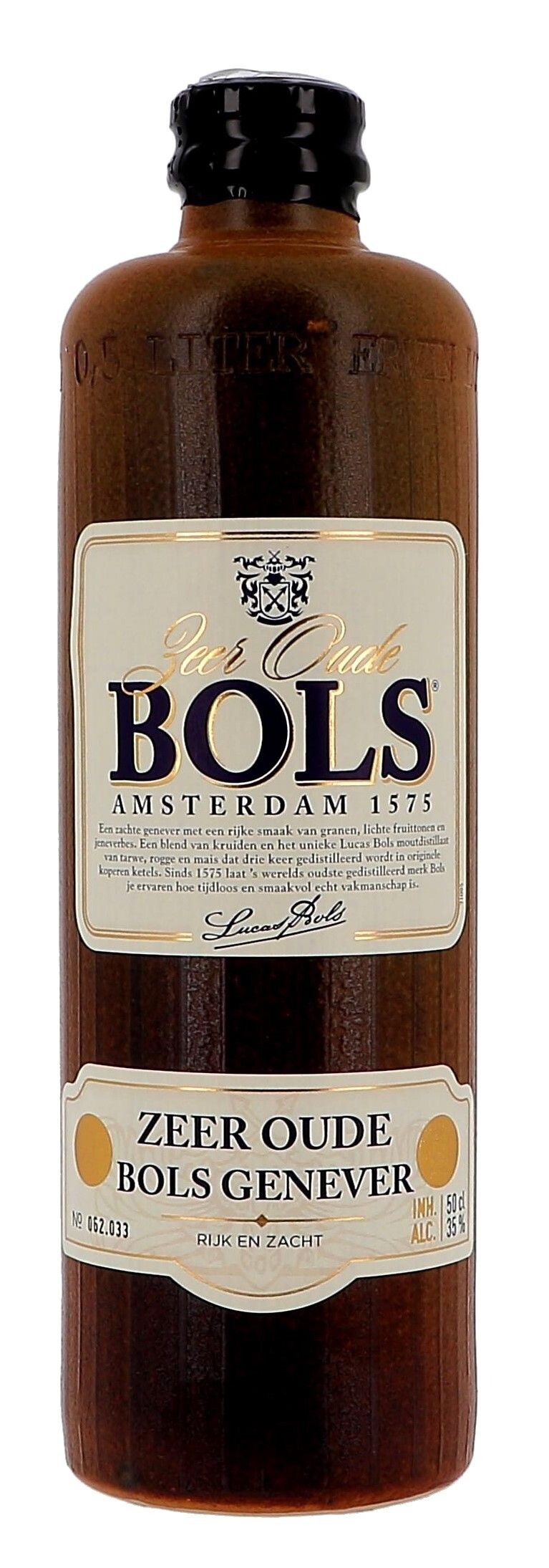 Bols very old genever 0.5L 35%