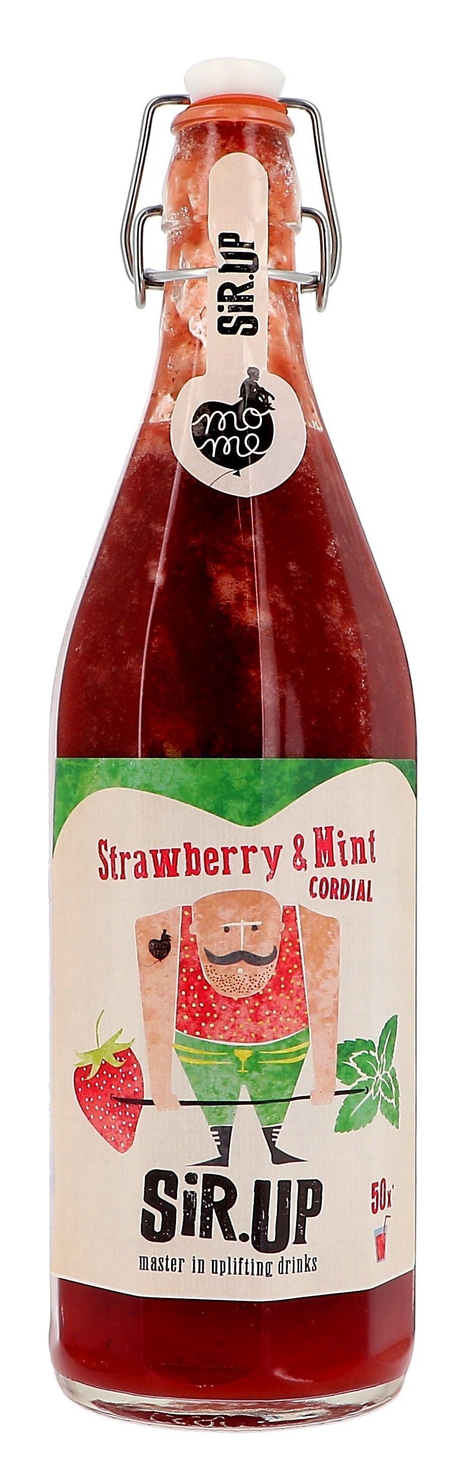 Sir.UP Mo Me Cordial Limo Strawberry Mint 1L 0%
