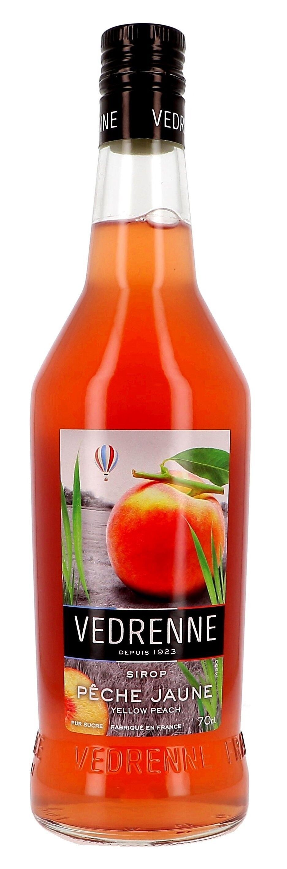 Vedrenne Yellow Peach Syrup 70cl 0% (Default)