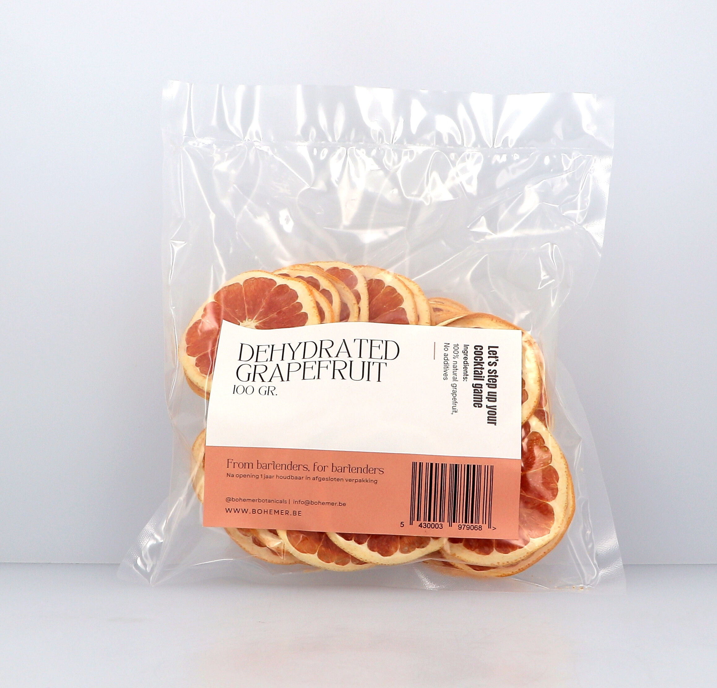 Dehydrated Sliced Grapefruit 100gr Bohemer