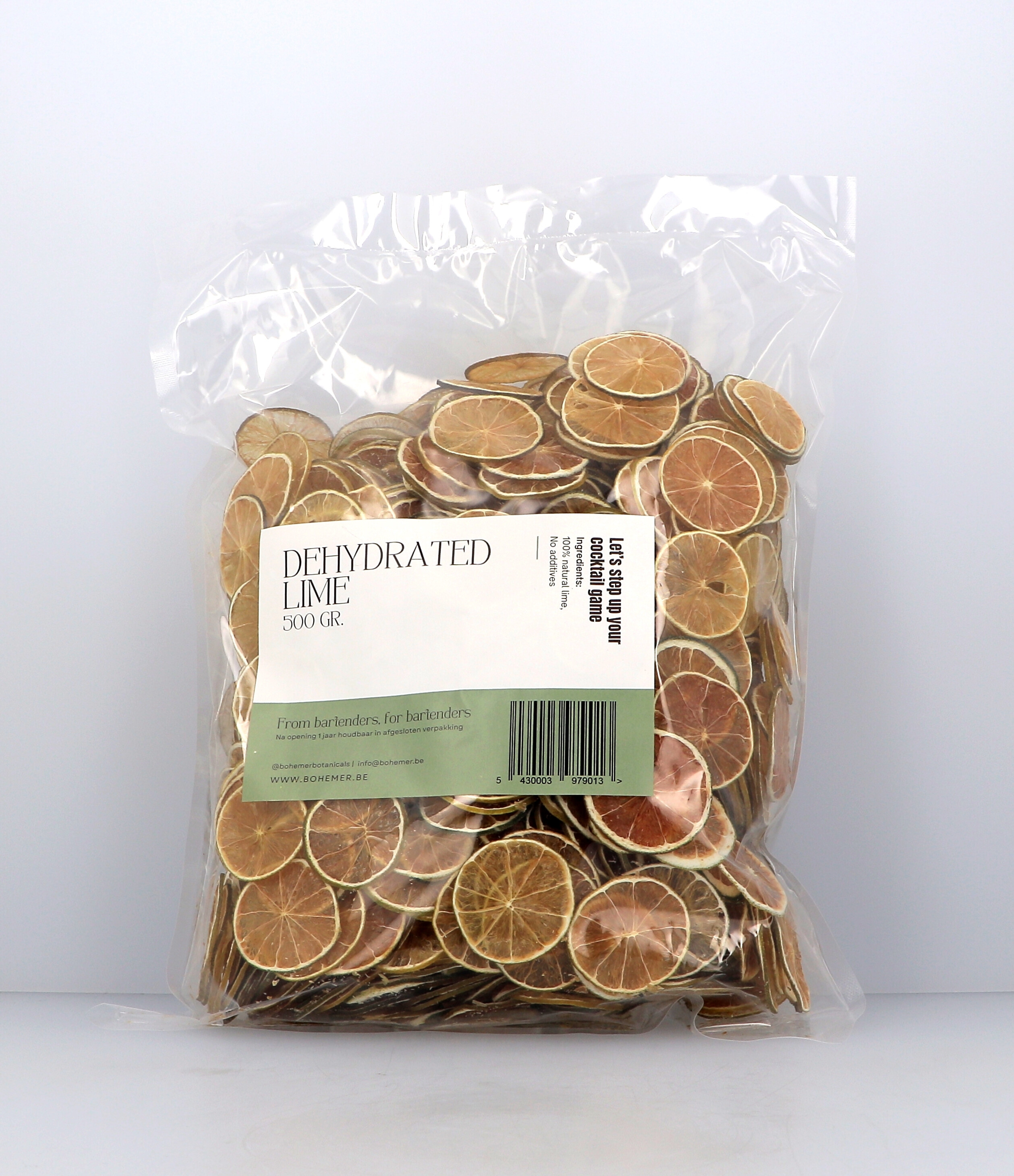 Dehydrated Sliced Lime 500gr Bohemer