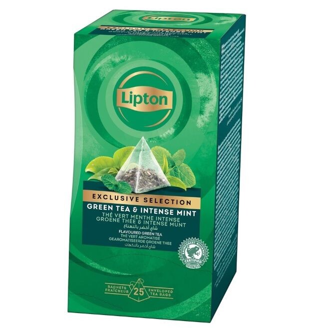 Lipton Green Tea & Intense Mint EXCLUSIVE SELECTION 25pcs