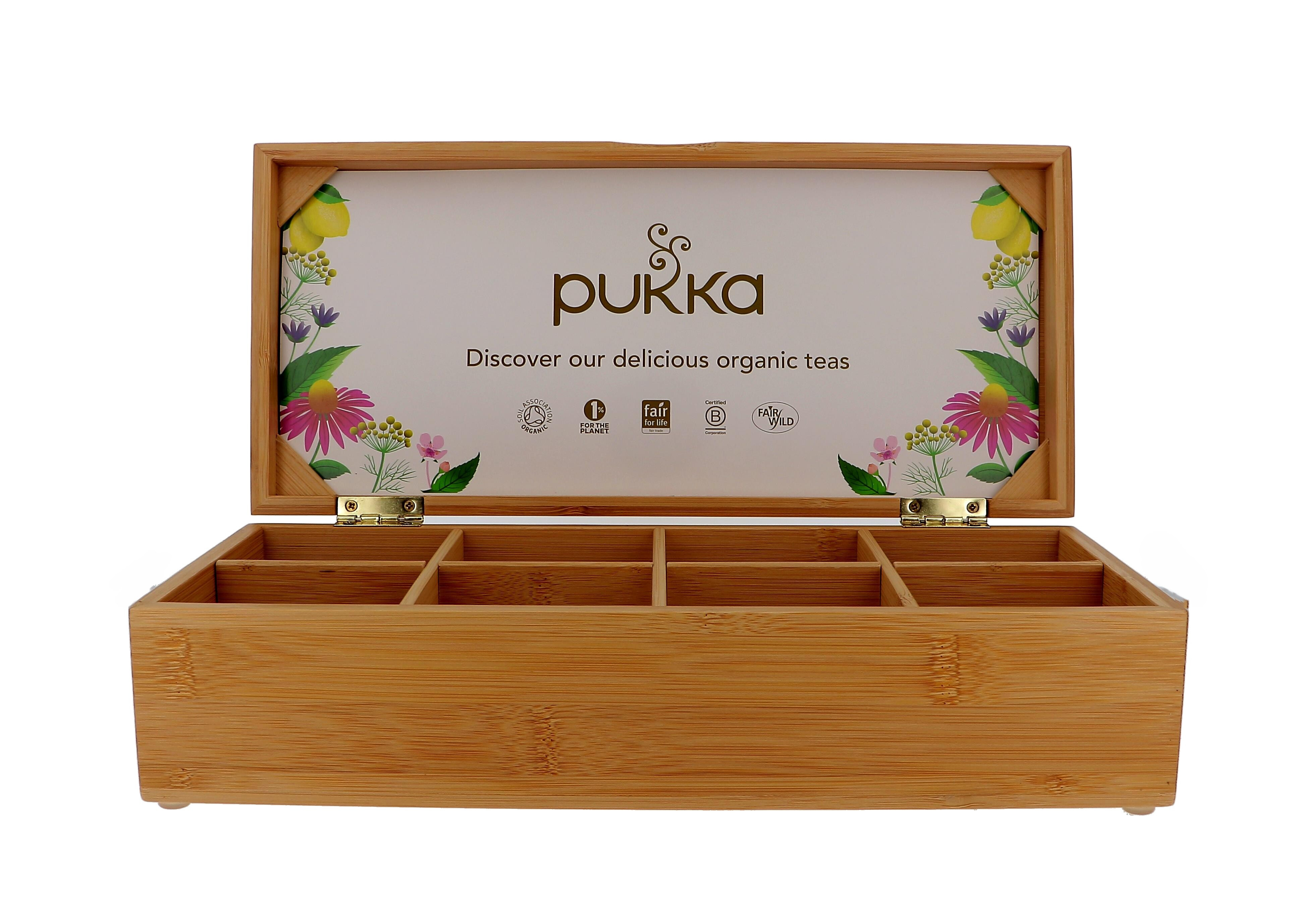 Pukka Tea wooden box 1 piece 