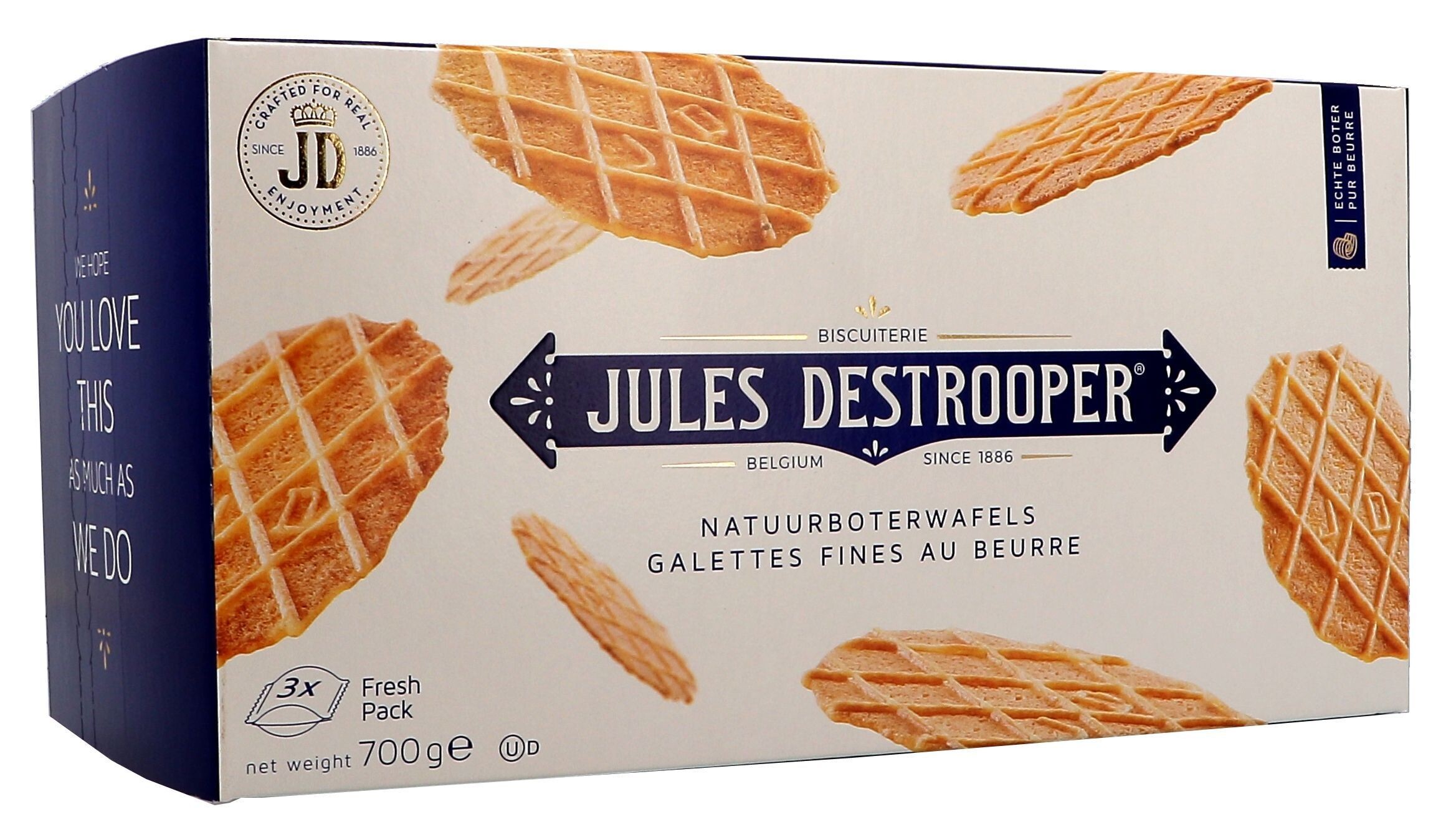 Butter crisps 700gr Jules Destrooper