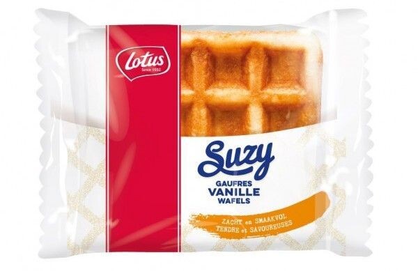 Lotus Suzy Vanilla Waffles 28gr wrapped individually