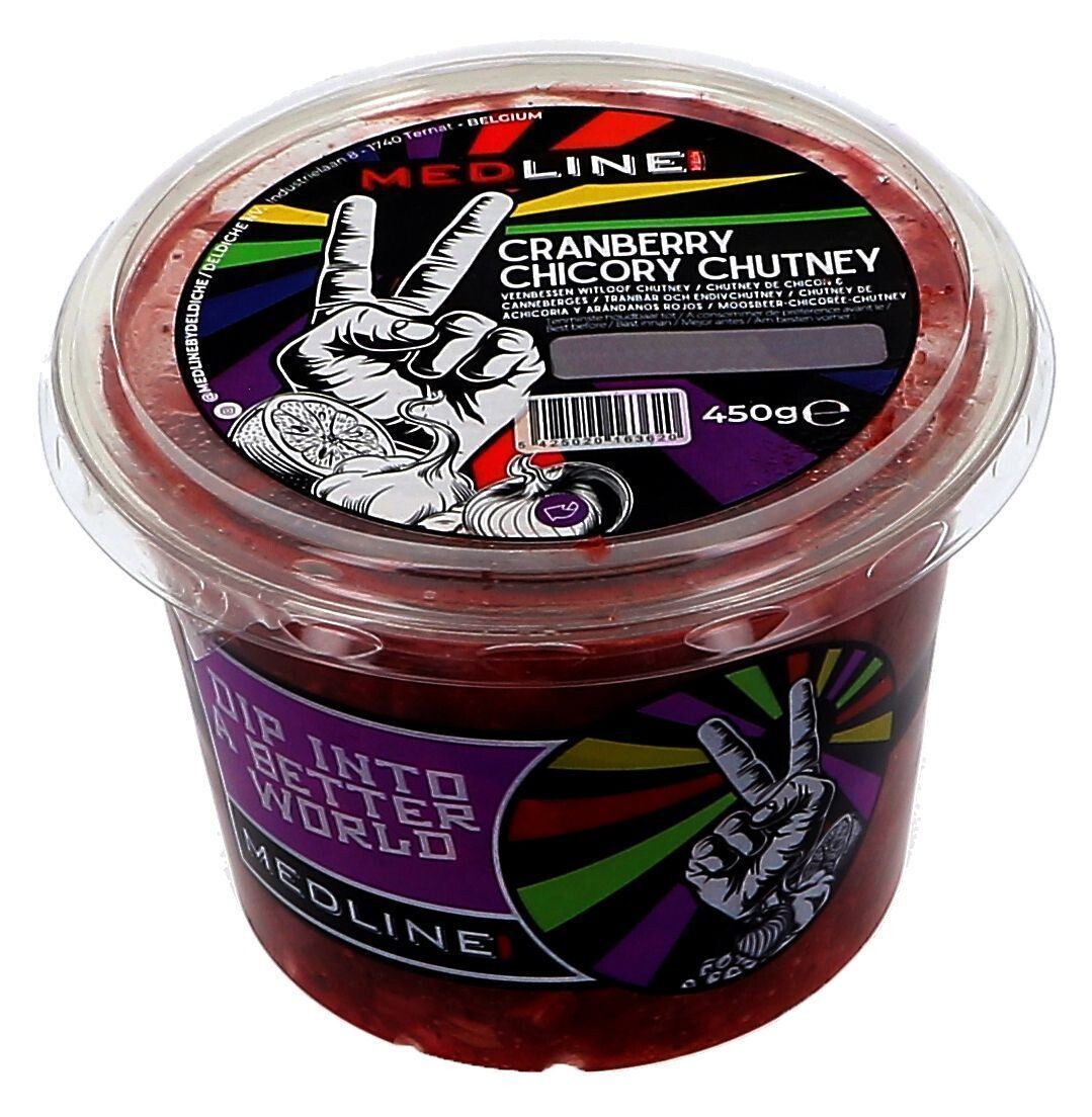 Medline Cranberry Chicory Chutney 450gr Deldiche