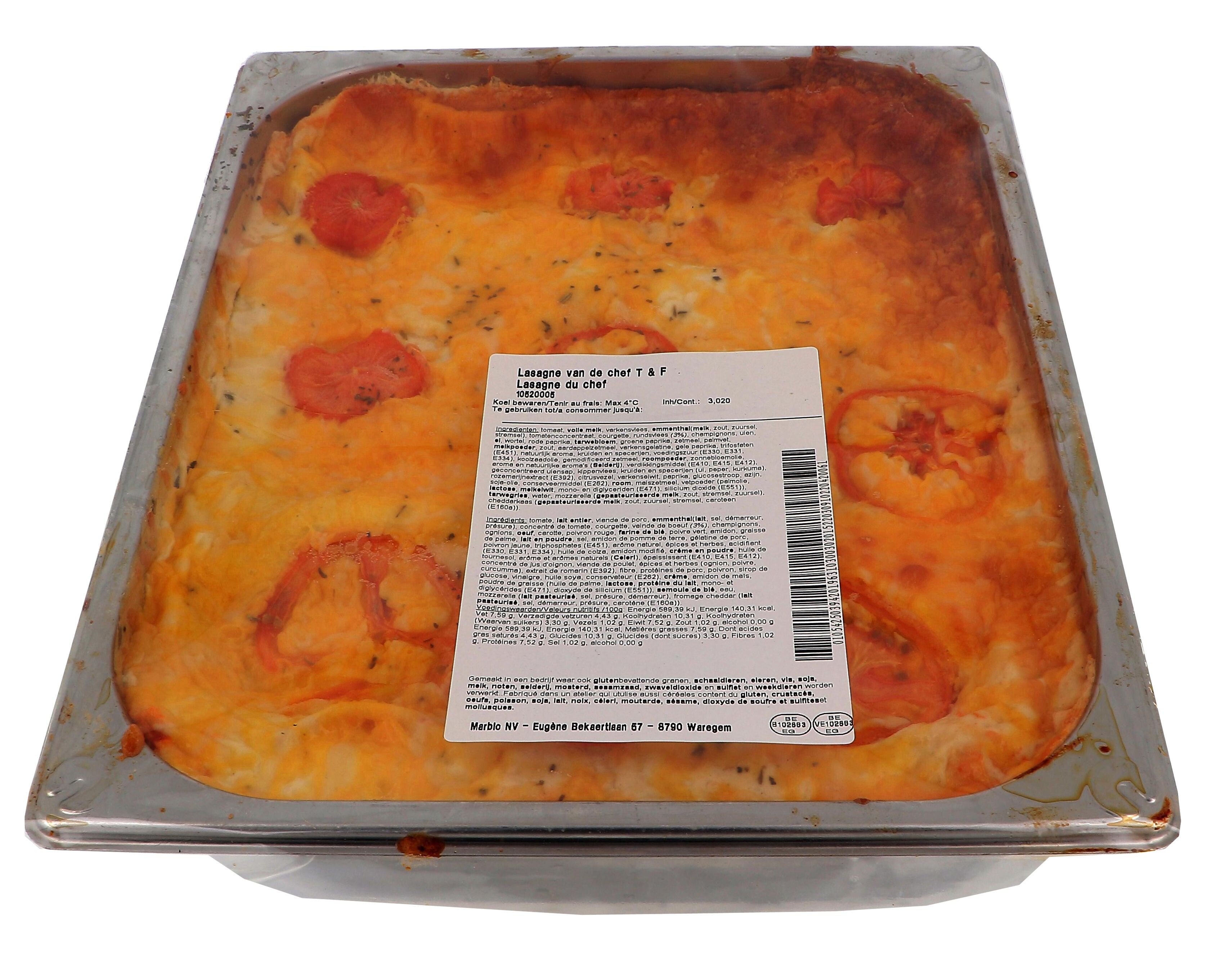 Lasagne from the Chef 3.15kg Taste & Flavour
