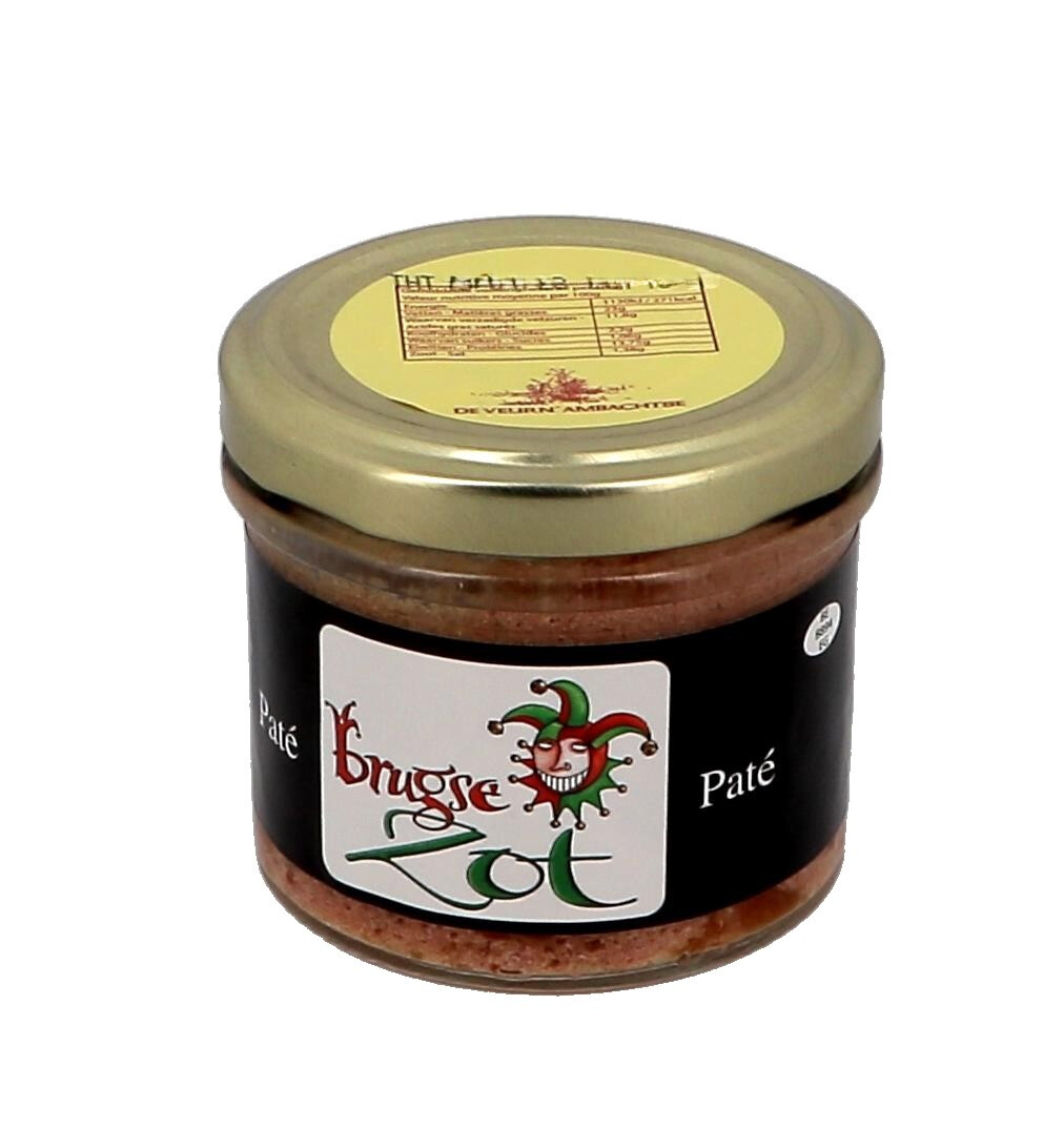 Brugse Zot paté De Veurn' Ambachtse 100gr jar