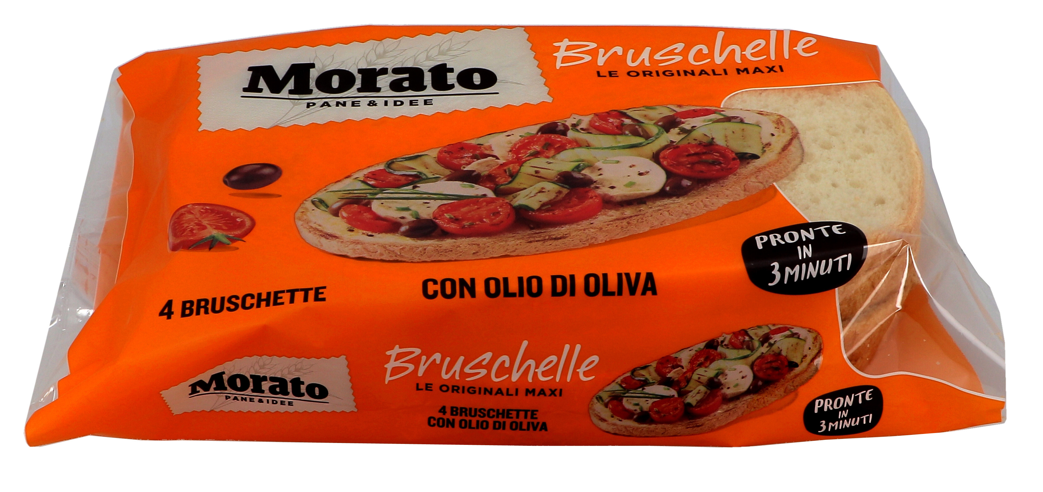 Morato Bruschelle Maxi 8x400gr Bruschetta Bread with Olive Oil